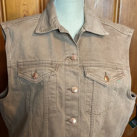 NWT Wild Fable Denim Vest - Picture 3 of 10